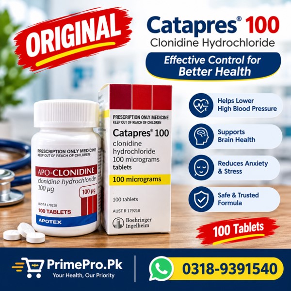 Apo Clonidine Tablets Price in Pakistan