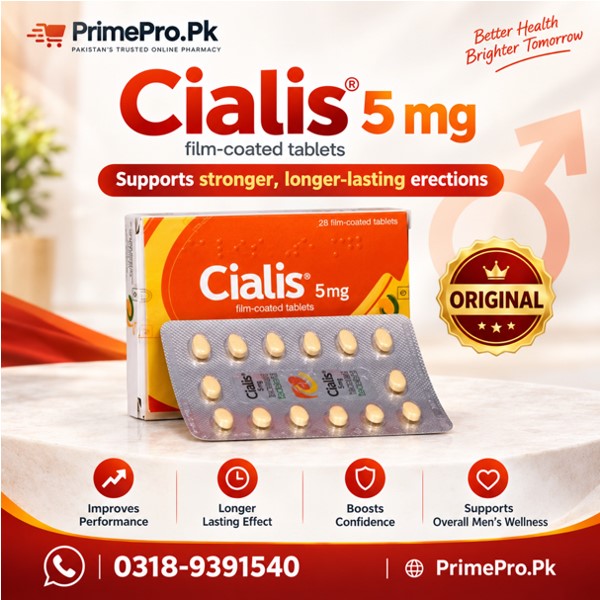 Cialis 5mg Tablets Price in Pakistan