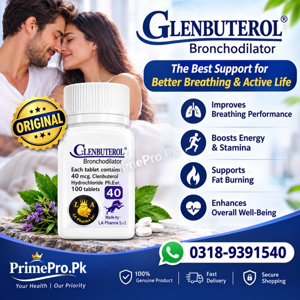 Clenbuterol 40 Mcg Tablets Price in Pakistan