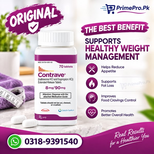 Contrave Tablets Price in Pakistan