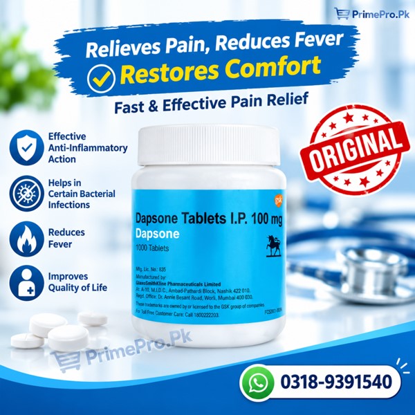 Dapsone Tablets 100mg Price in Pakistan