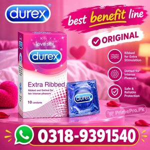 Durex Extra Ribbed Condom Price in Pakistan