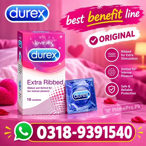 Durex Extra Ribbed Condom Price in Pakistan