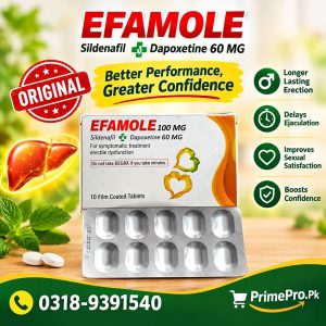 Efamole Dapoxetine Tablets Price in Pakistan