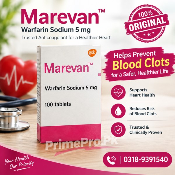 Marevan Warfarin Sodium 5mg Tablets Price in Pakistan Marevan Warfarin Sodium 5mg Tablets Price in Pakistan