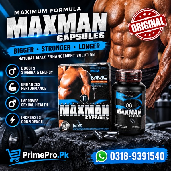 Maxman Capsules Price in Pakistan