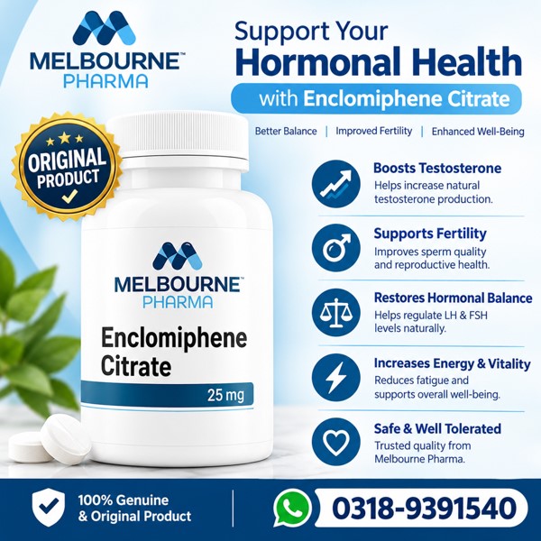 Melbourne Pharma Enclomiphene Citrate Price in Pakistan