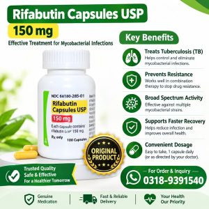 Rifabutin Capsules Price in Pakistan