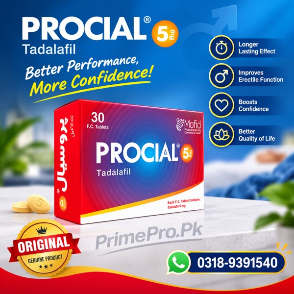 Procial 5mg Tablets Price in Pakistan