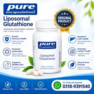 Pure Encapsulations Liposomal Glutathione Capsules Price in Pakistan