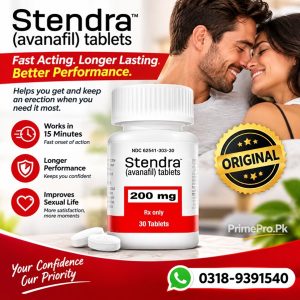 Stendra Tablets Price in Pakistan
