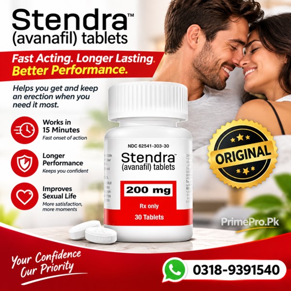Stendra Tablets Price in Pakistan
